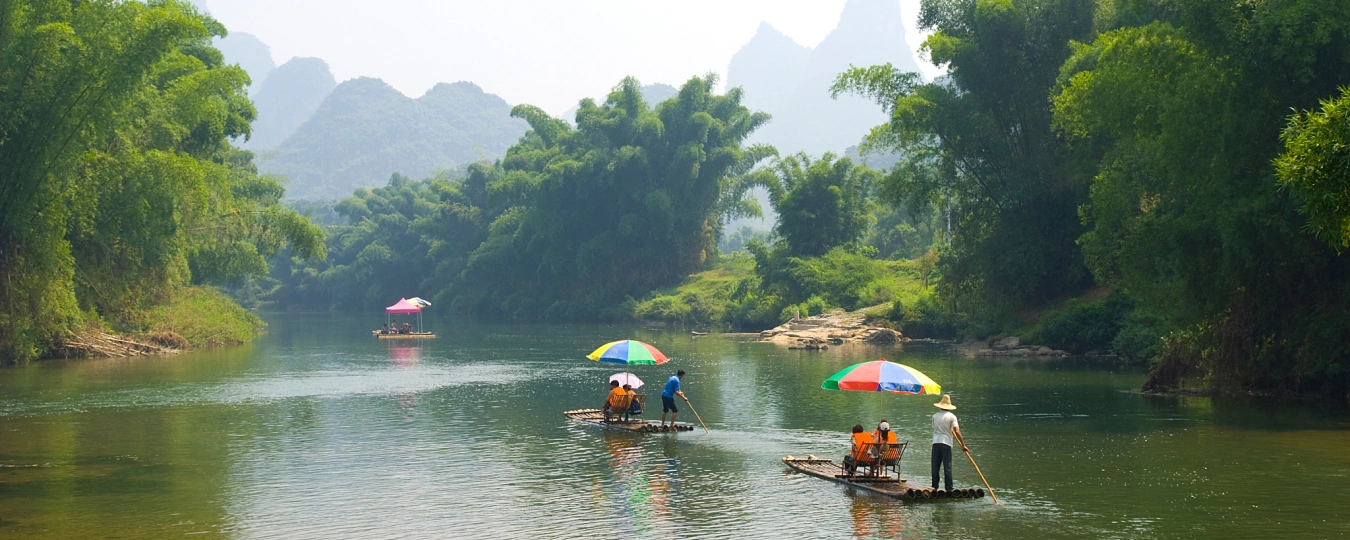 Yulong River Bamboo Rafting