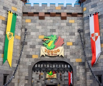 Castle zone at Shanghai Legoland Resort