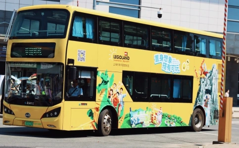 Shuttle bus from Jinshan North Station to Shanghai Legoland Resort