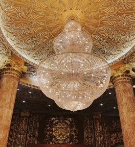 Grand first-floor hall of Hayaolu Print Museum