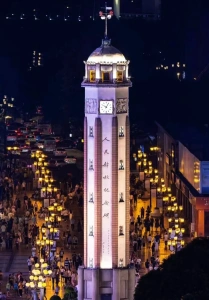 Jiefangbei Monument, the landmark tower in downtown Chongqing