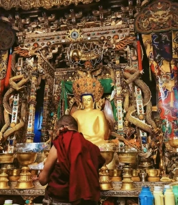 12-year-old Buddha statue at Jokhang Temple