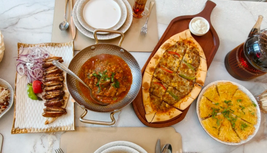 義烏国際商貿城中東レストランの料理