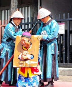 Courtroom reenactment at the County Government Museum in the Ancient City of Pingyao