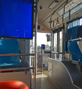 Public city bus service at Haikou Meilan International Airport