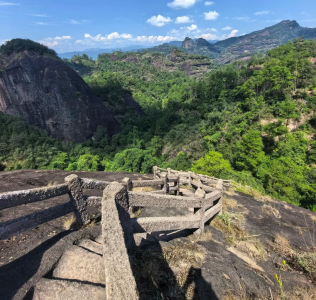 武夷山國家公園虎嘯崖風景