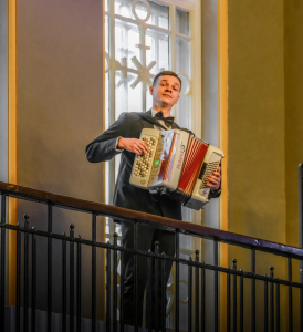 Live music performance inside Saint Sophia Cathedral in Harbin