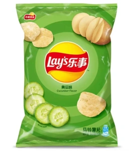 오이맛 레이즈 감자칩 중국 기념품
