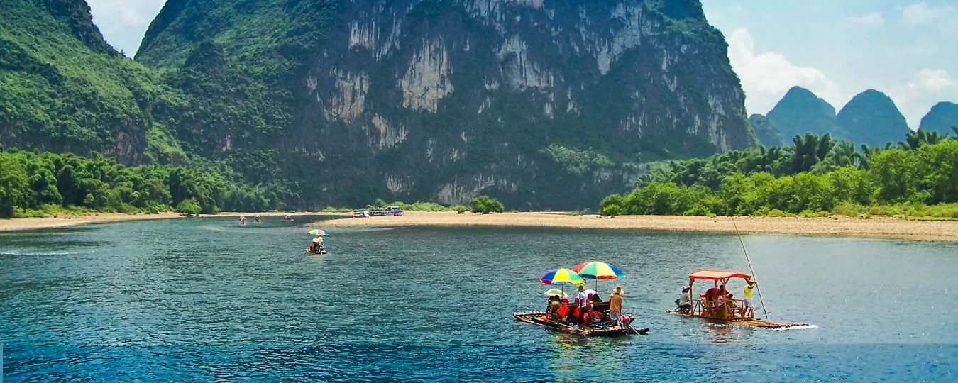 漓江 竹いかだ下り