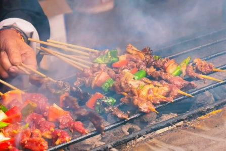 Napahai local barbecue skewers