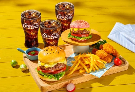 Chimelong Water Park fast food burgers fries and drinks