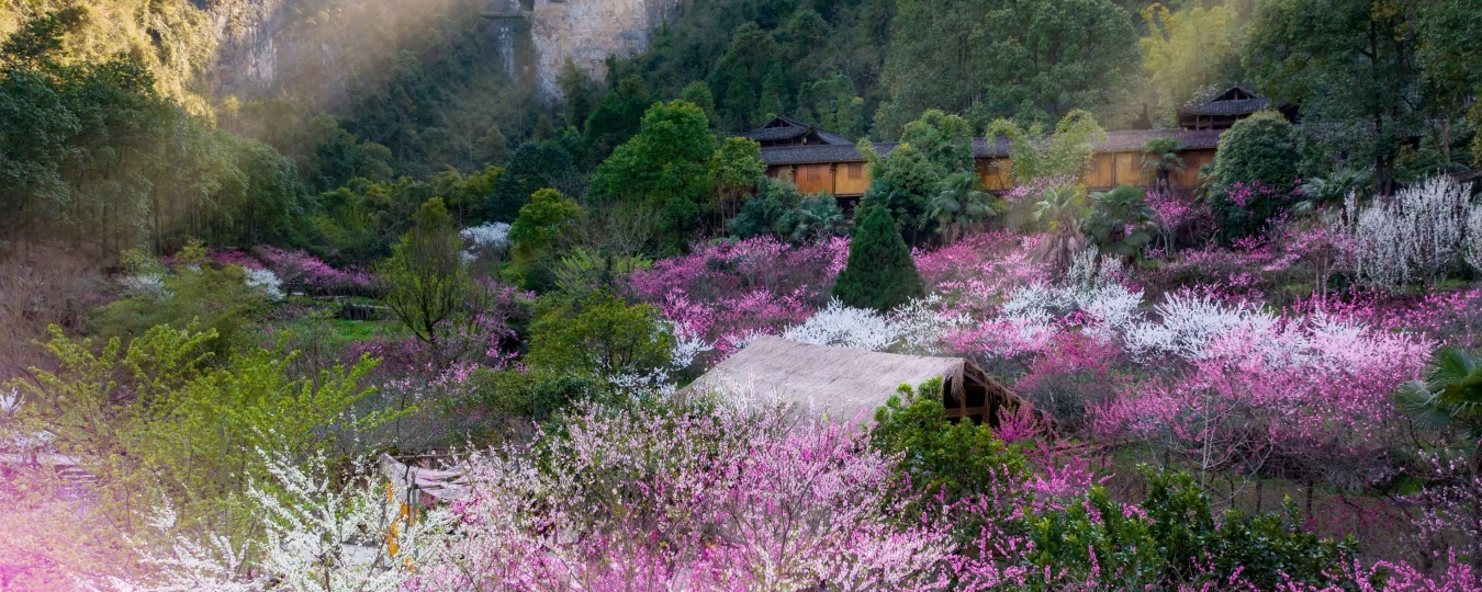 Живописный район «Таохуаюань» (Персиковый источник), Юйян