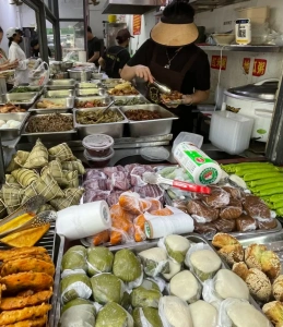 อ่าวซานย่าร้านอาหารพื้นเมืองแบบแผงลอย