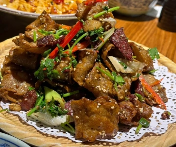 Braised beef with Shanxi vinegar from Tianyuankui Restaurant in Pingyao