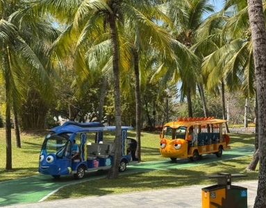 รถรางท่องเที่ยวในเทียนหยาไห่เจี้ยว