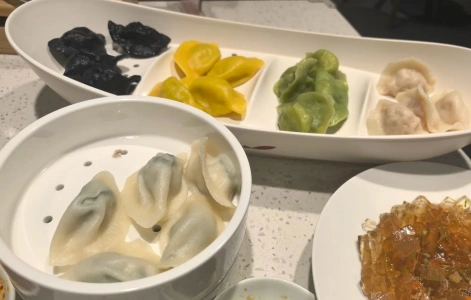 Qingdao-style fish dumplings at Hanguang Xidan
