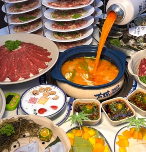 อ่าวซานย่าหม้อไฟดั้งเดิมไห่หนาน