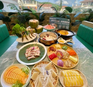 ヤーロン湾の椰椰椰・ココナッツチキンレストラン