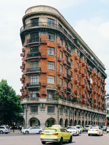 Wukang Road with historic architecture, French Concession, Shanghai