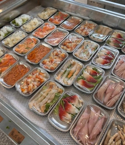 페이포페이짜이 해산물 식당의 신선한 해산물