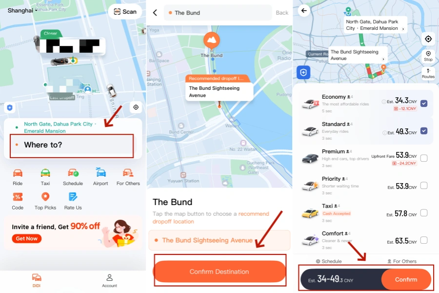 How to Use Didi for Ride-Hailing