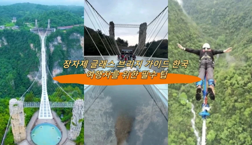 장자제 글래스 브리지 가이드 한국 여행자를 위한 필수 팁