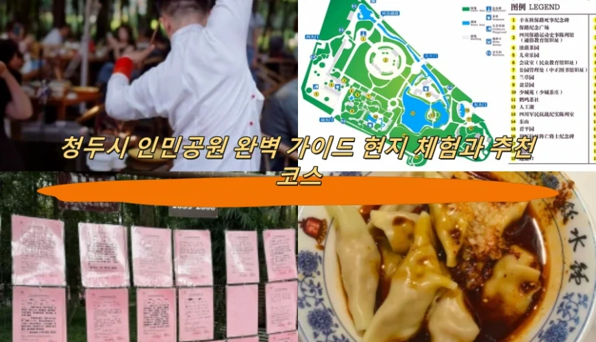 청두시 인민공원 완벽 가이드 현지 체험과 추천 코스