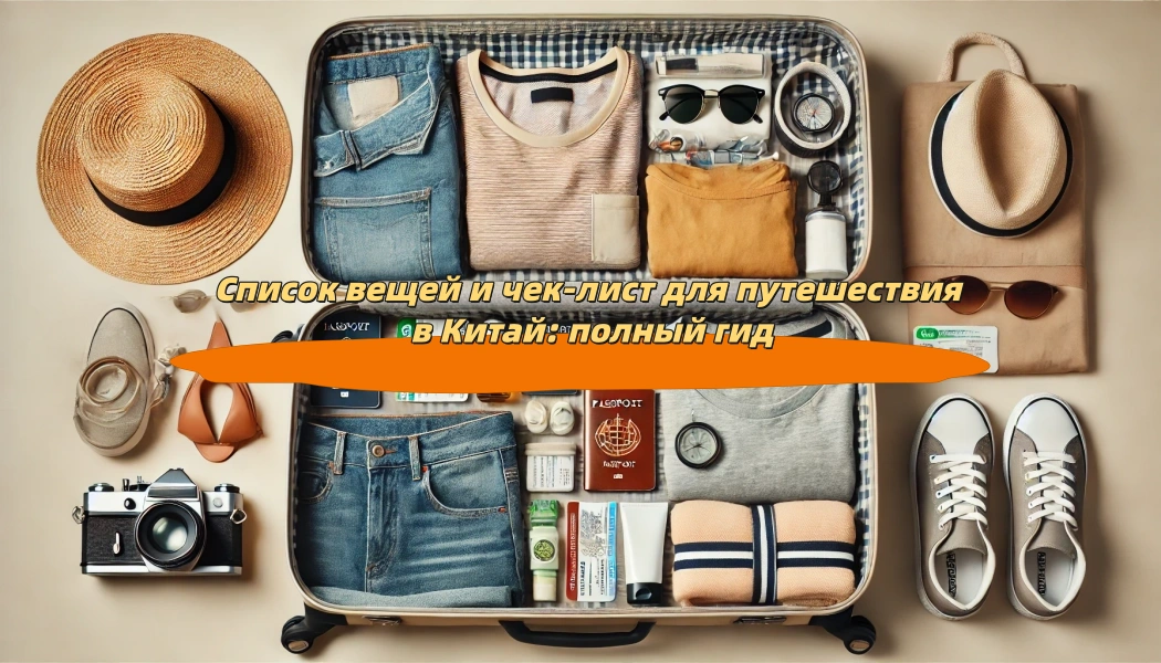 Список вещей и чек-лист для путешествия в Китай: полный гид