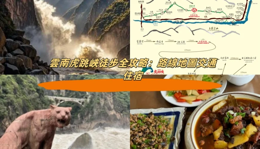 雲南虎跳峽徒步全攻略：路線地圖交通住宿