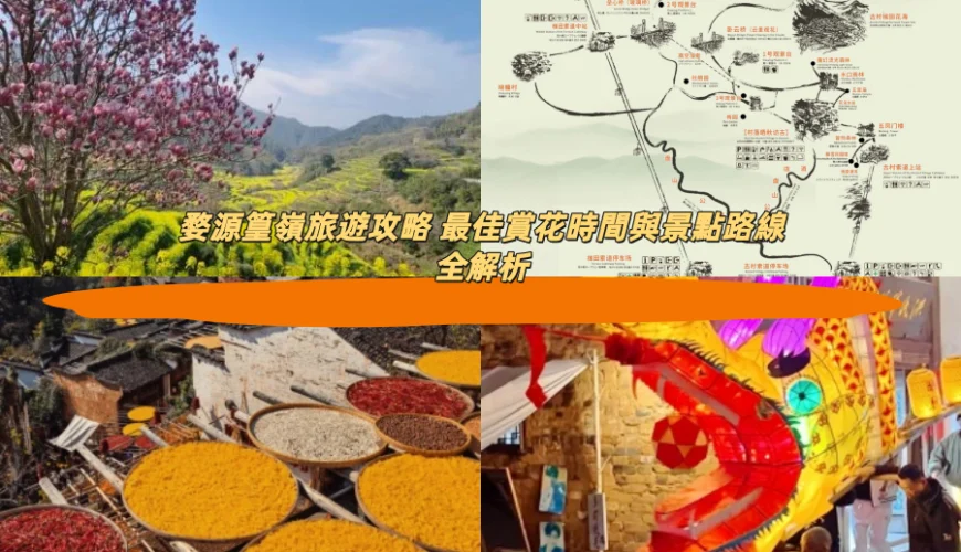 婺源篁嶺旅遊攻略 最佳賞花時間與景點路線全解析