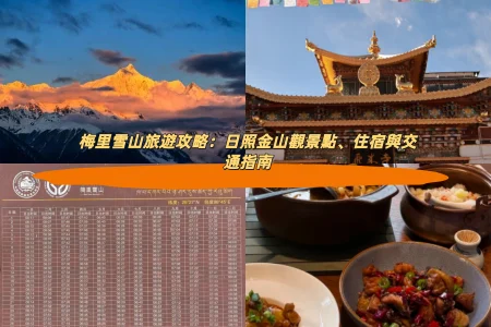 梅里雪山旅遊攻略：日照金山觀景點、住宿與交通指南