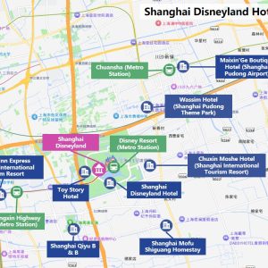 Shanghai Disneyland Hotel Map