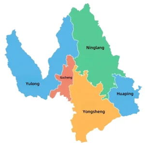Lijiang Administrative Map