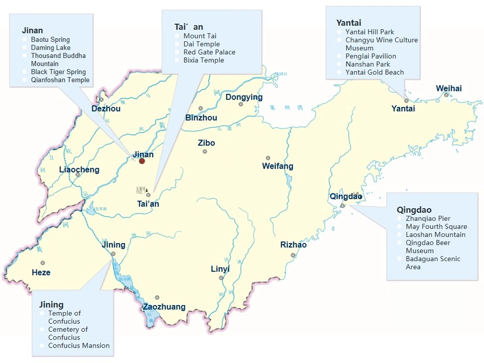 Top Tourist Attractions in Shandong Province