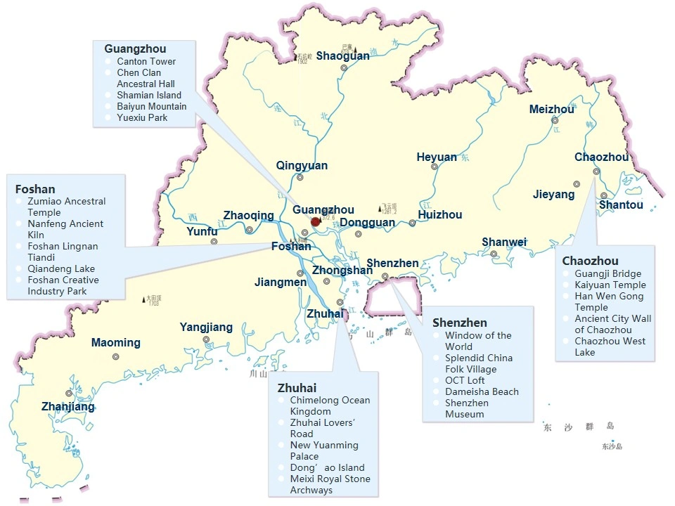 Top Tourist Attractions in Guangdong Province