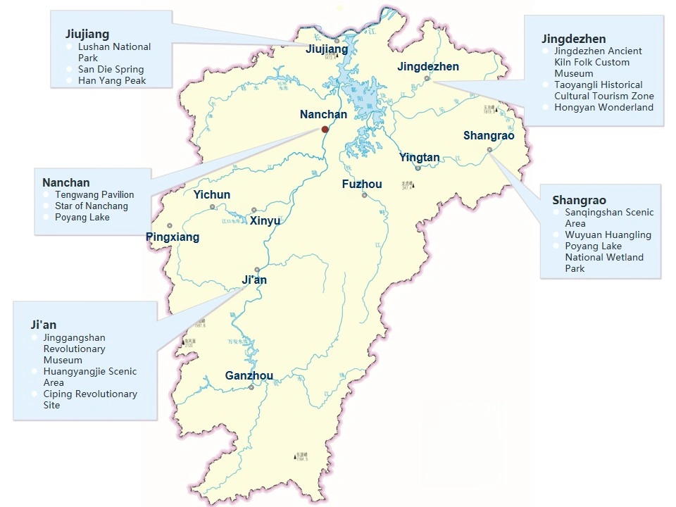 Top Tourist Attractions in Jiangxi Province