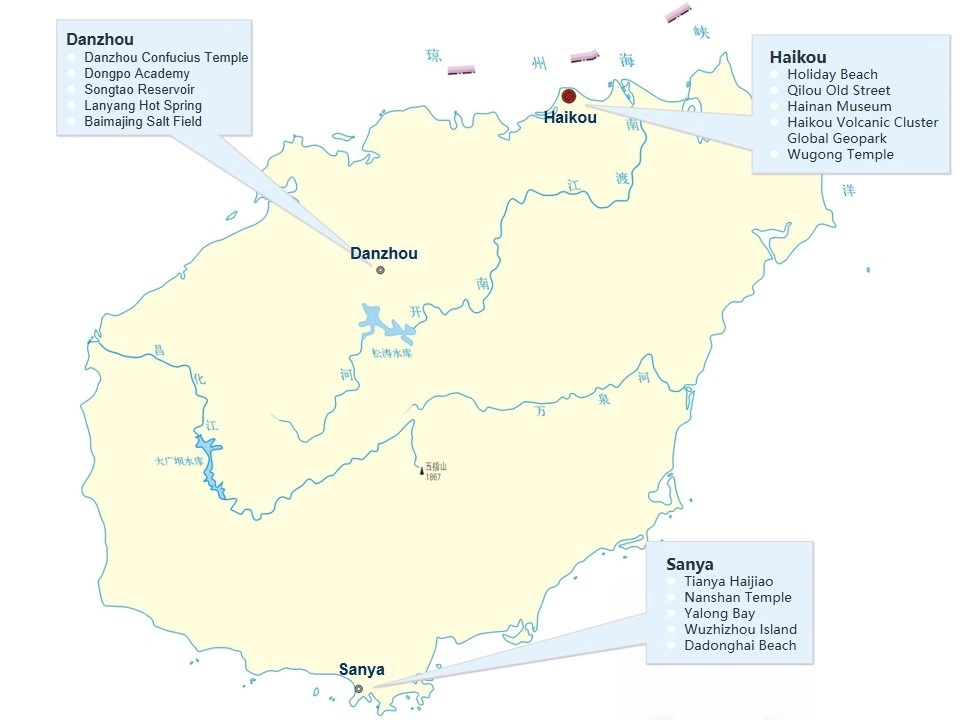 Top Tourist Attractions in Hainan Province