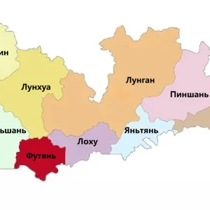 Административная карта Шэньчжэня