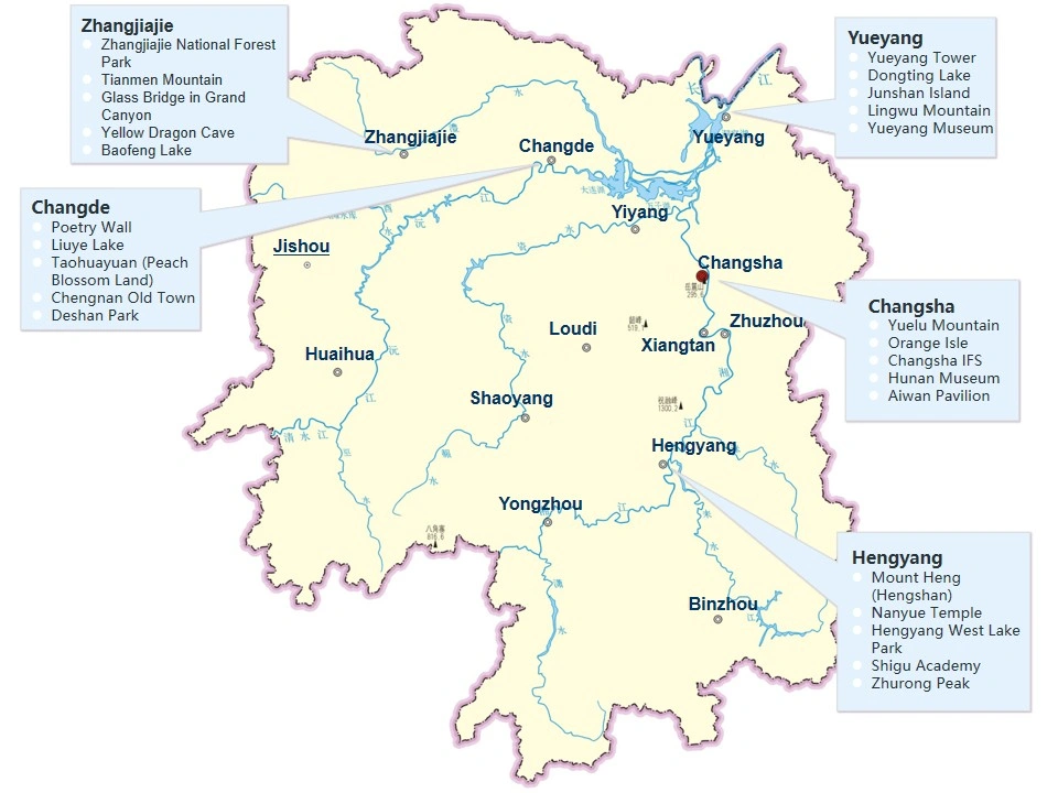Top Tourist Attractions in Hunan Province