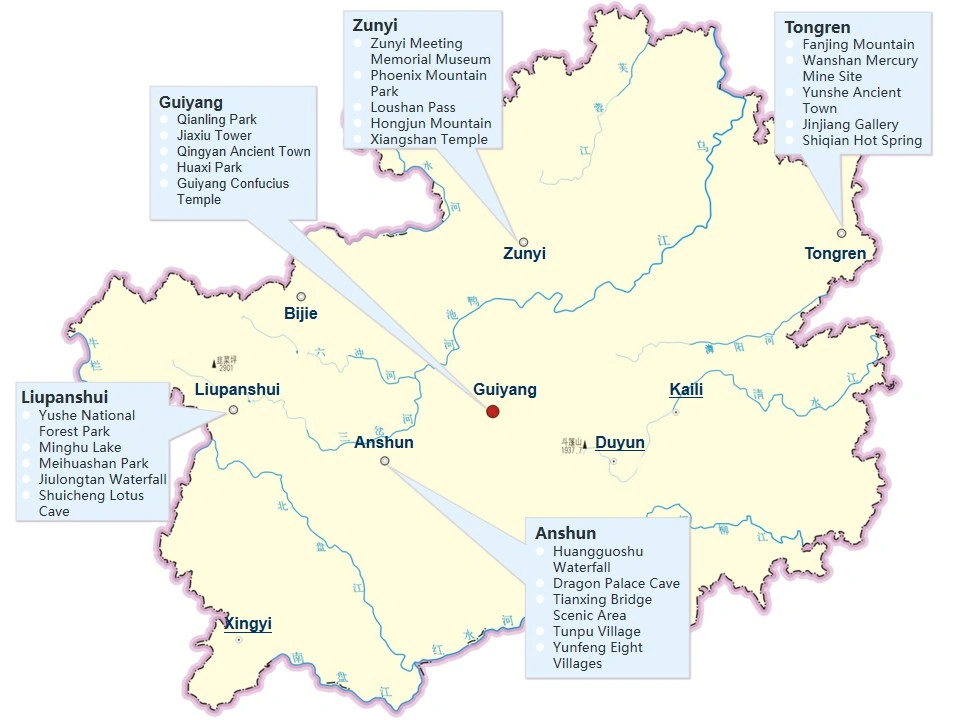 Top Tourist Attractions in Guizhou Province