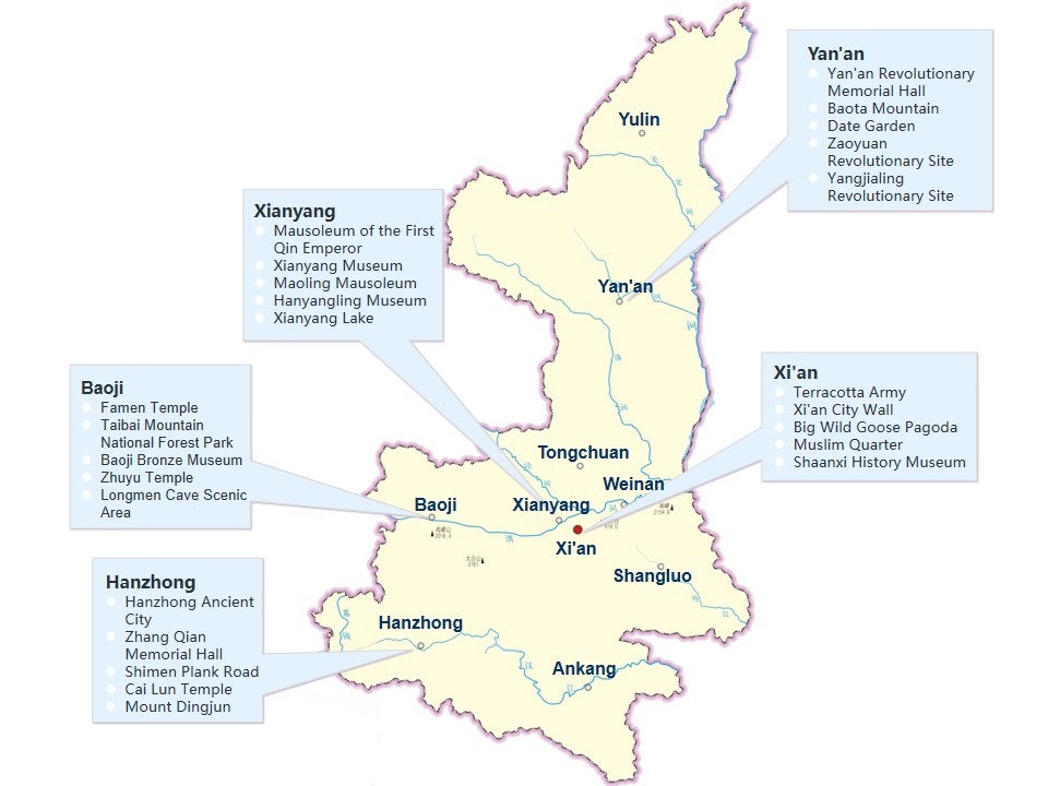 Top Tourist Attractions in Shaanxi Province